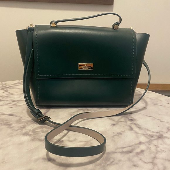 Kate Spade Crossbody/Satchel-Dark Green - Picture 1 of 3
